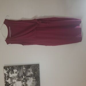 Betabrand Faux Wrap Tie Side Dress Size Large Soft Stretchy Pockets